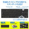 Sanwa Direct Wireless Keyboard, Rechargeable, Compact, Quiet, USB Connection, Pantograph, Thin, Japanese Layout, with Numeric Keypad, Black,