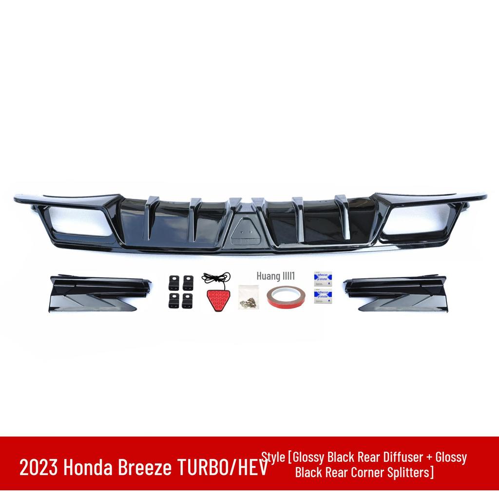 23 Honda CR-V Front Lip Body Kit: Includes Side Skirts, Rear Spoiler, Rear Lip, Corner Covers & Louvers