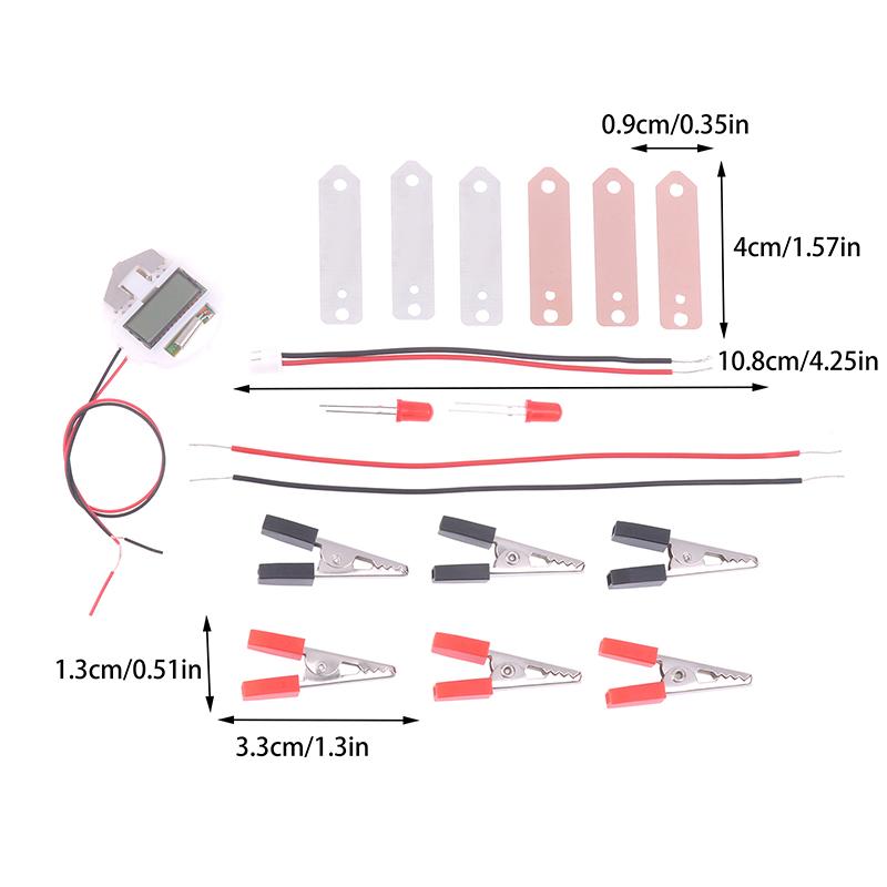 Children Bio Energy Science Kit Fun Potato Fruit Supply Electricity Experiments Toys Kids Student Learining Diy Science Toy
