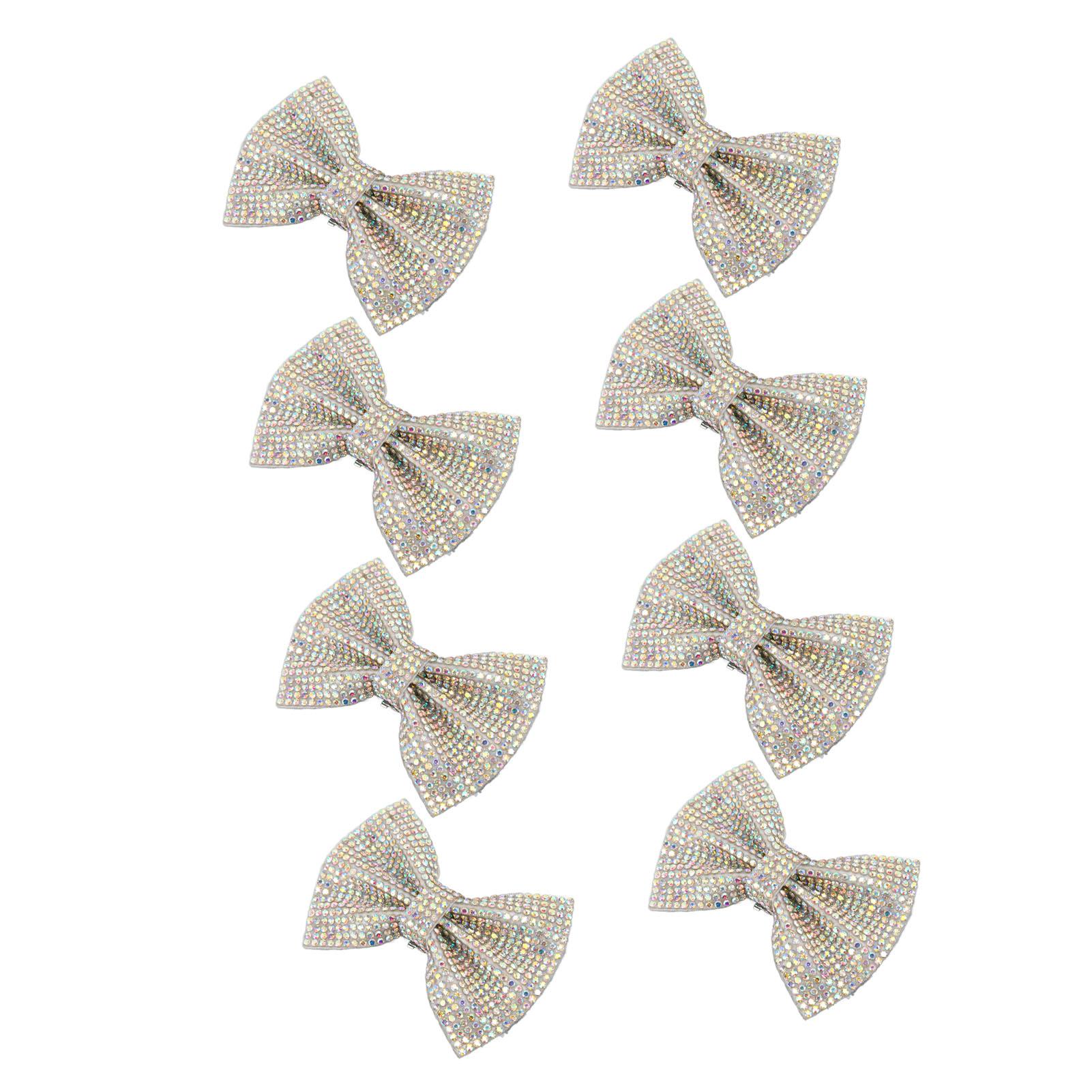 

8 шт. зажимов для обуви с бантом, съемная пряжка для обуви с бантом, декоративные съемные зажимы для свадебной обуви