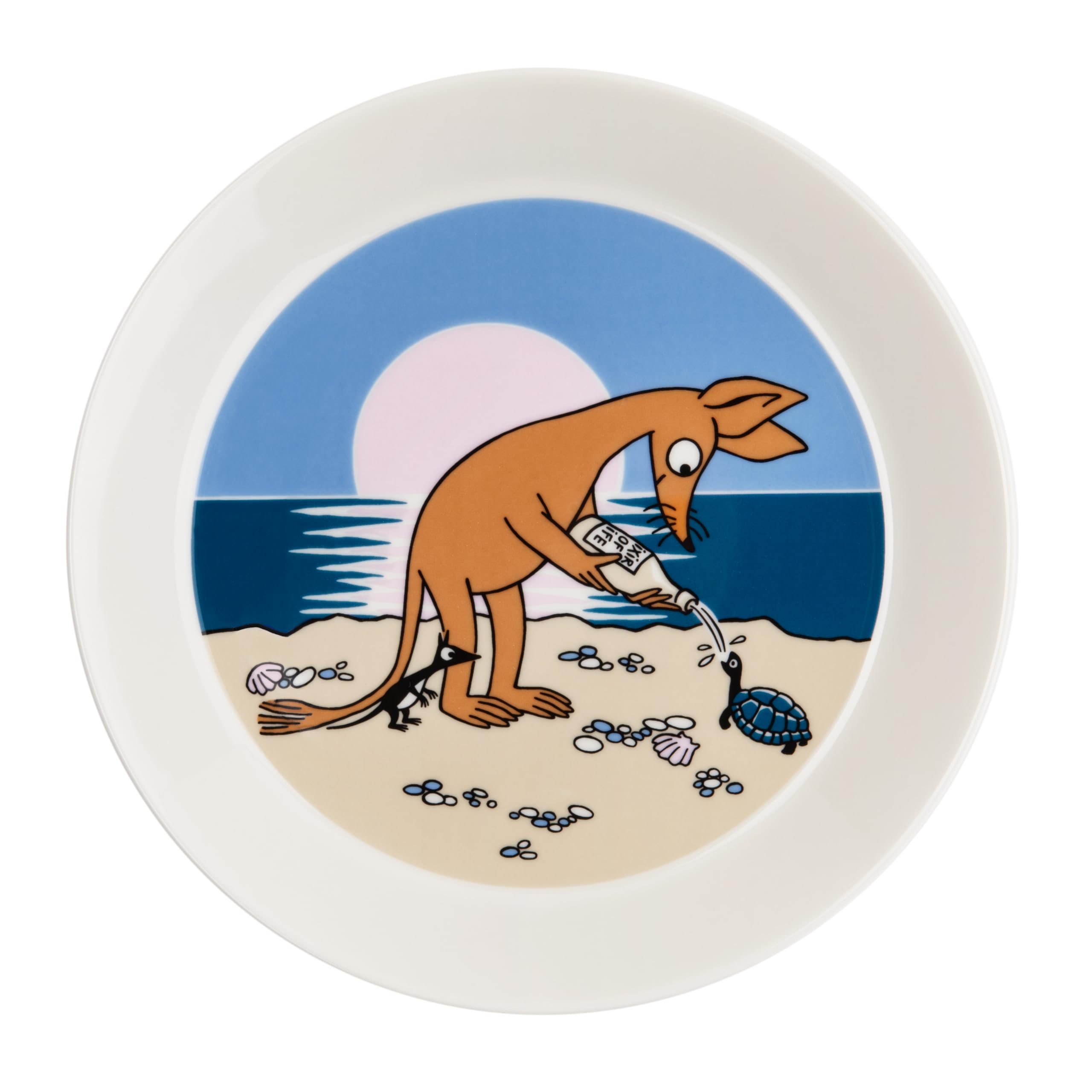 

Moomin by Arabia Classic Blue [Officially Imported] Plate, 19cm, Sniff, синій