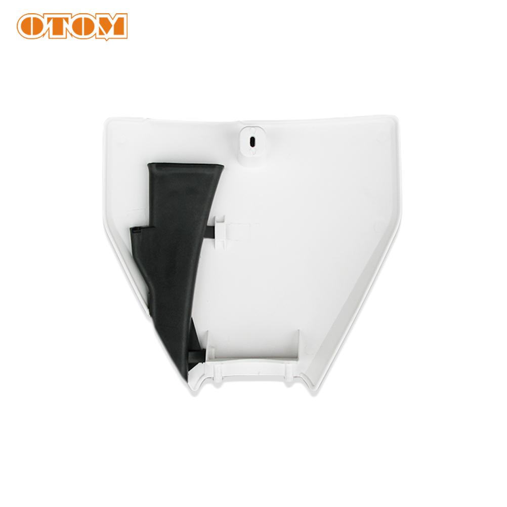 OTOM Motocross Number Plate Plastic Cover Front Name Plate For Husqvarna 2016-2019 FC250 FX350 TC125 TX300 TE150 Motorcycle Part