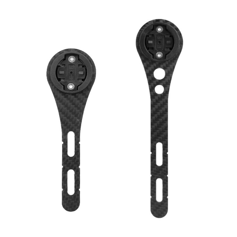 Supporto per Computer Fibra di Carbonio Manubrio da Ciclismo Supporto Esteso Porta Computer per Biciclette Accessori per Ciclismo Resistente