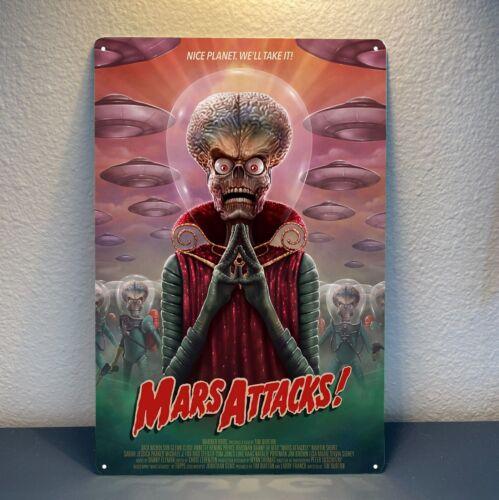 p1Mars Attacks Movie Metal Poster Tin Sign 20x30cm 20x30cm（7.8x11.8inch）