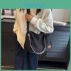 Large Capacity Women's Summer Shoulder Bag 2023 New Casual Cross-border Pillow Bag Street Fashion Nylon Tote Bag