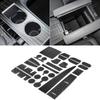 SENSHINE Cup Holder Ert For Toyota Sienna Accessories 2024    Center Console Liner Door Pocket Non-Slip Anti Dust Pad Premium Interior 25Pcs Set