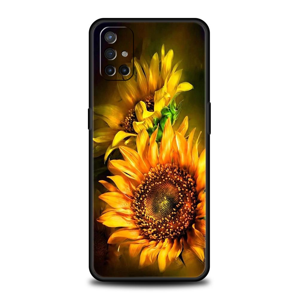 Sunflower Phone Case for Oneplus 11 10T Nord N100 N10 10 7 8 9 9R 7T 8T N200 CE 2 9RT Pro 5G Silicone Cover Shell Capas Bags TPU