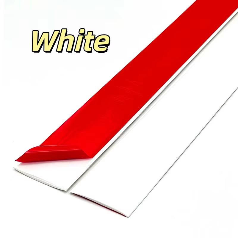 1PC 1/3meters PVC Wood Floor Transition Strip Edge Closing Strip Self-adhesive Seam Strip Flat Buckle Dge Pressing