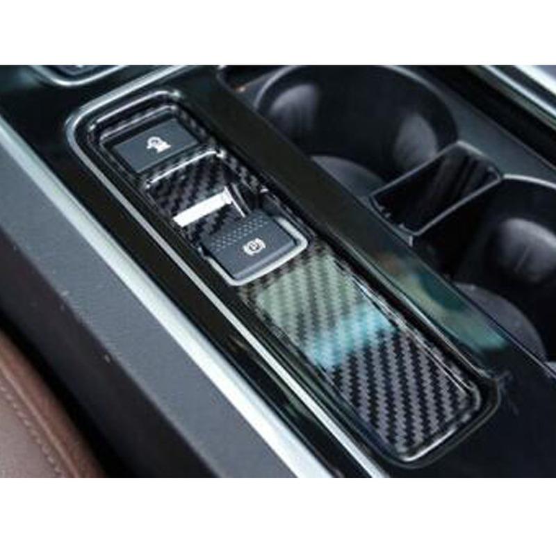 For Jaguar F-PACE FPace 2016 2017 2018   Car Stick Armrest Handrail Trim Frame Electronic Handbrake Parking Brake