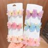 6pcs Set of Children's Butterfly Hair Clips Colorful Butterfly Hair Clips Sequin Hairpin Headwear Hair Accessories