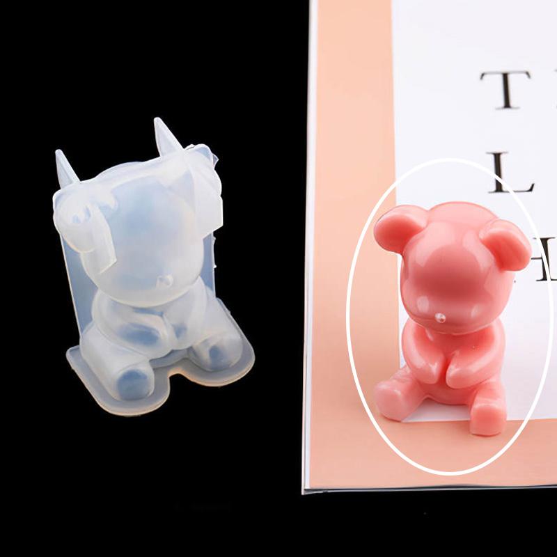 3d matriță din silicon Diy geometrie Stereo urs cerb pisică mucegai pentru animale matriță pentru ornamente unelte pentru decorare prăjituri matriță pentru ornamente matriță epoxidă