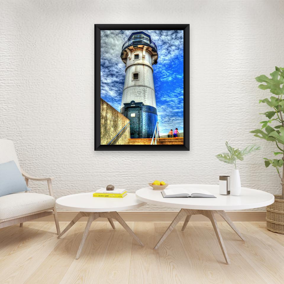 DIY Lighthouse 5D Diamond Painting Full Round Drill Seaside Diamond Embroidery Cross Stitch Mosaic Kits Wall Art Home Decor