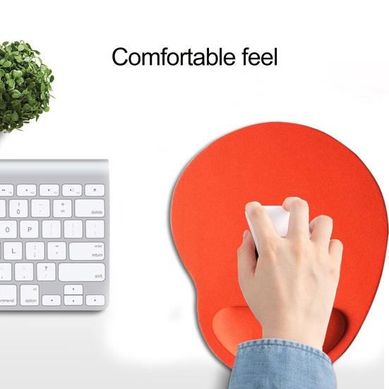 Podložka pod myš na zápěstí Paměťová pěna Design se stupňovitým klínem Ergonomická podpora zápěstí Protiskluzová podložka pod myš pro