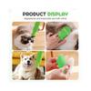 Cat Personal Groomer Corner Scratcher, Silicone Brush & Interactive Toy for Indoor Cats (Yellow, 1PC) – Compatible with all cats