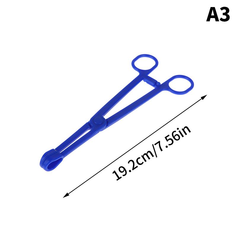 1Pcs Medical Use Plastic Hemostat Forceps Sharp Mouth Pliers Surgical Cottonball Sponge Clamp Outdoor First Aid Tools