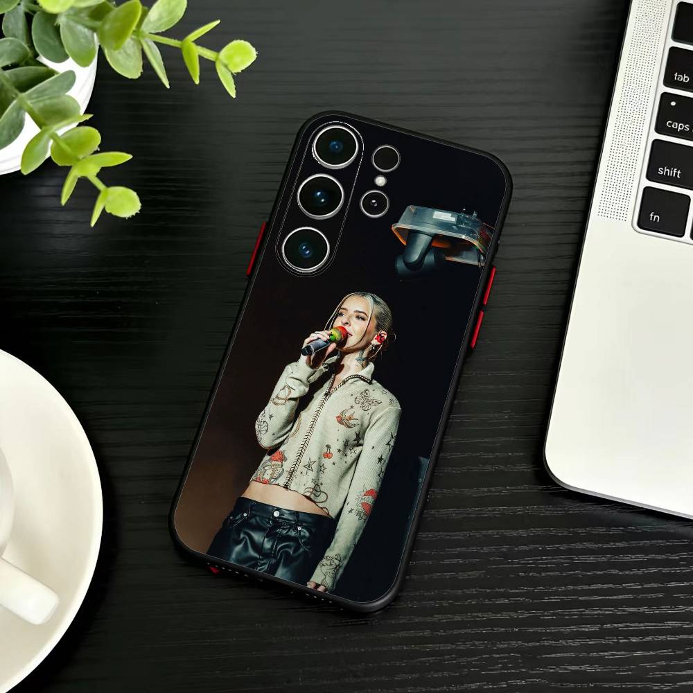 Singer Young M-Miko Phone Case For Samsung S26,S25,S24,S23,S22,S30,S21,Ultra,Plus,FE 5G Black Soft Cover