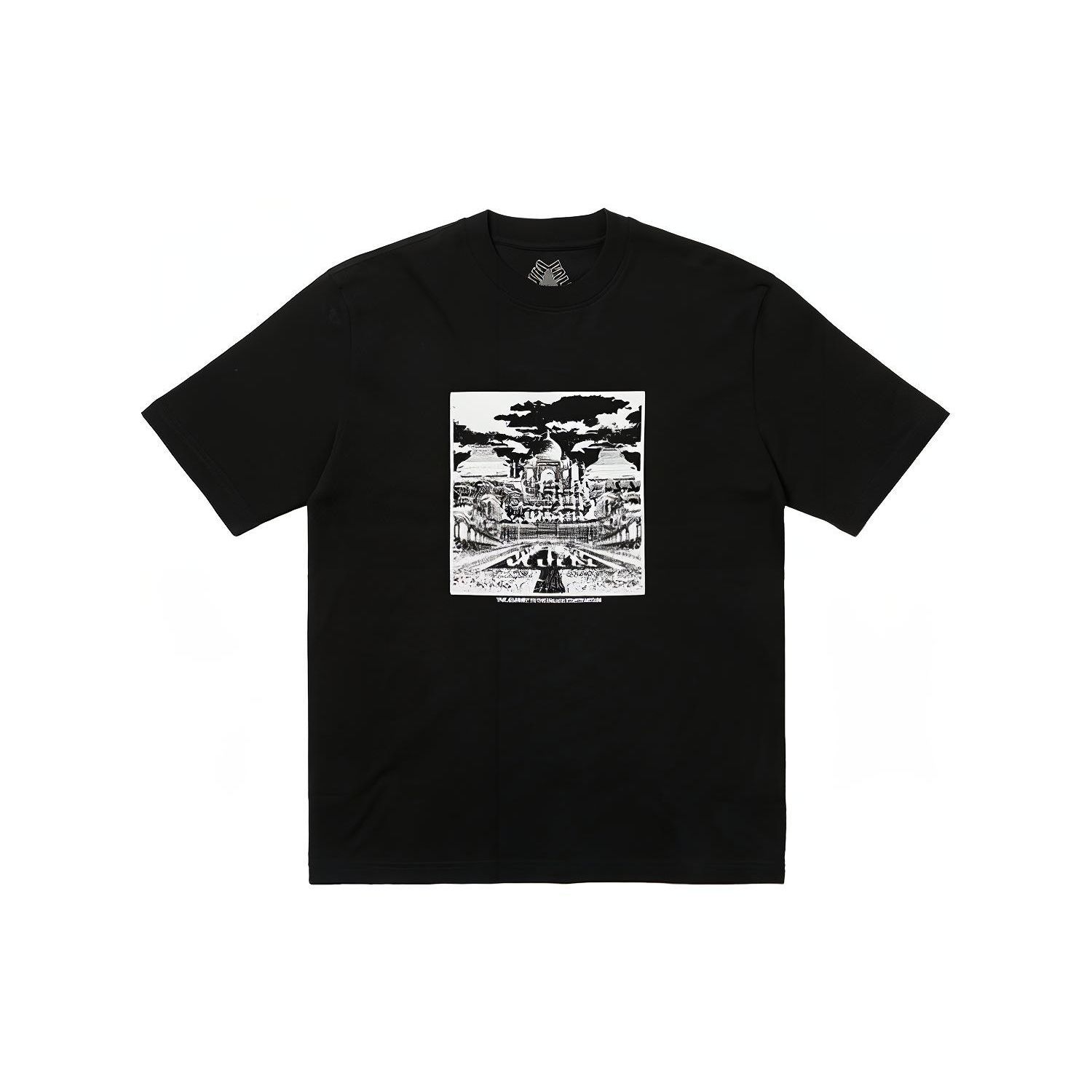 Palace Футболка Multi Palace черная унисекс-топы P25TS098 M
