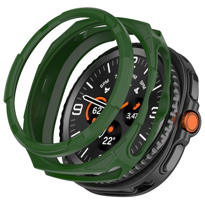 TPU Protective Case Anti-Scratch Hollow Watch Bezel Soft Screen Protector for Samsung Galaxy Watch 8 Classic/Galaxy Watch Ultra2