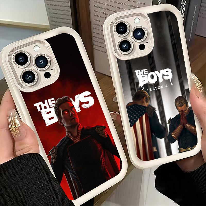 Phone Case for iPhone 17 Air 16E 15 16 Pro Max The Boys H-Homelander Cover 14 Plus 13 12 Mini Soft Shell Silicone Fundas