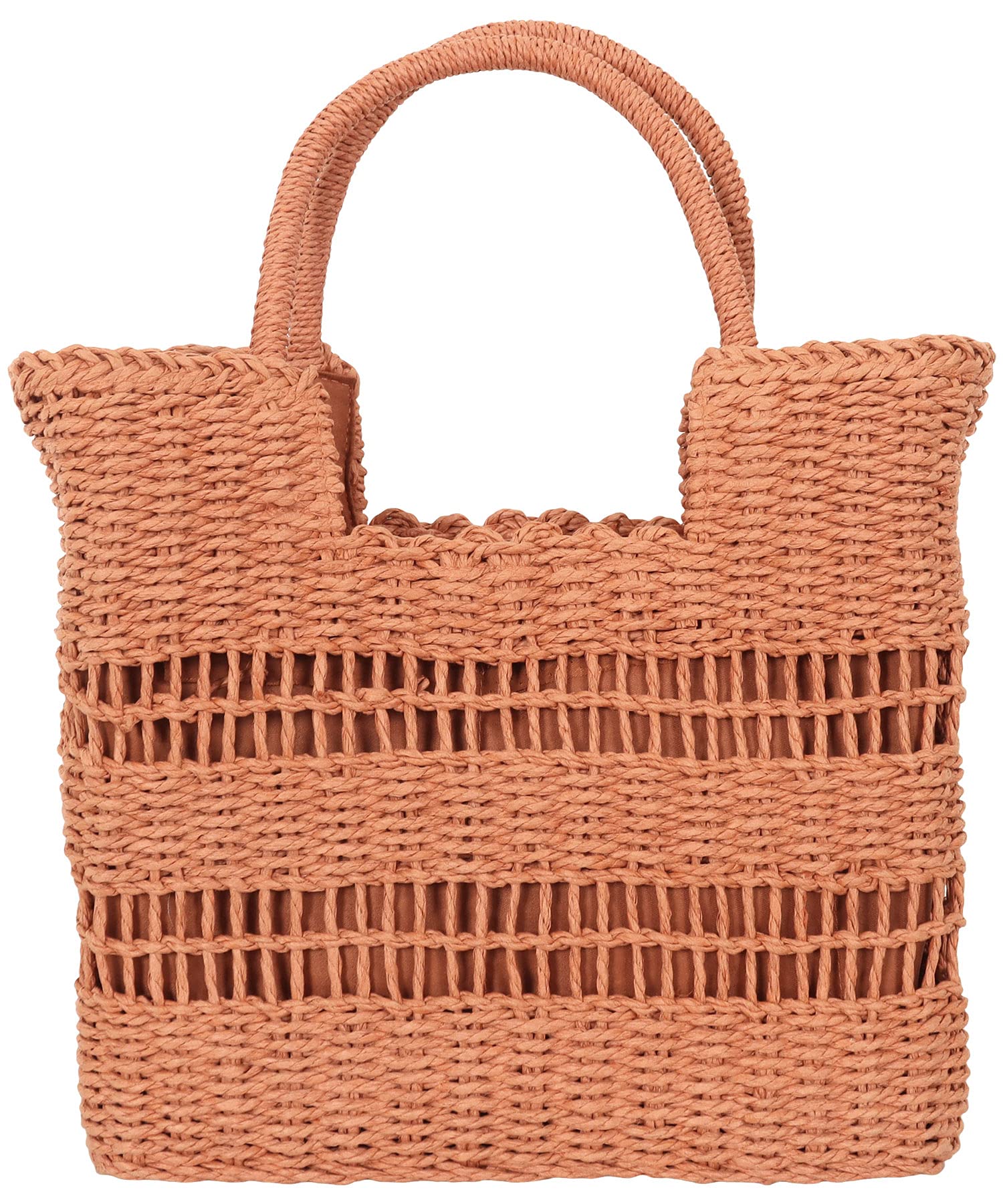 

Плетеная квадратная сумка-корзина с дизайном «Капуста Коби» [B1401] Один размер Оранжевый