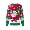 European and American 2026 Custom Christmas Jacquard Sweater for Men and Women - Personalize with Your Own Pictures