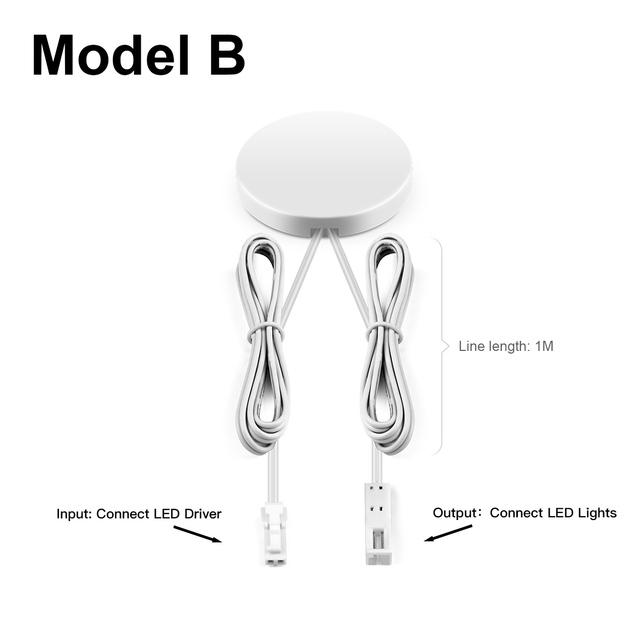DC12V 5A Behind Wood Wireless Human Sensor Switch DIY Wine Cabinet Closet Mirror LED Night Light For Bathroom Kitchen Washroom