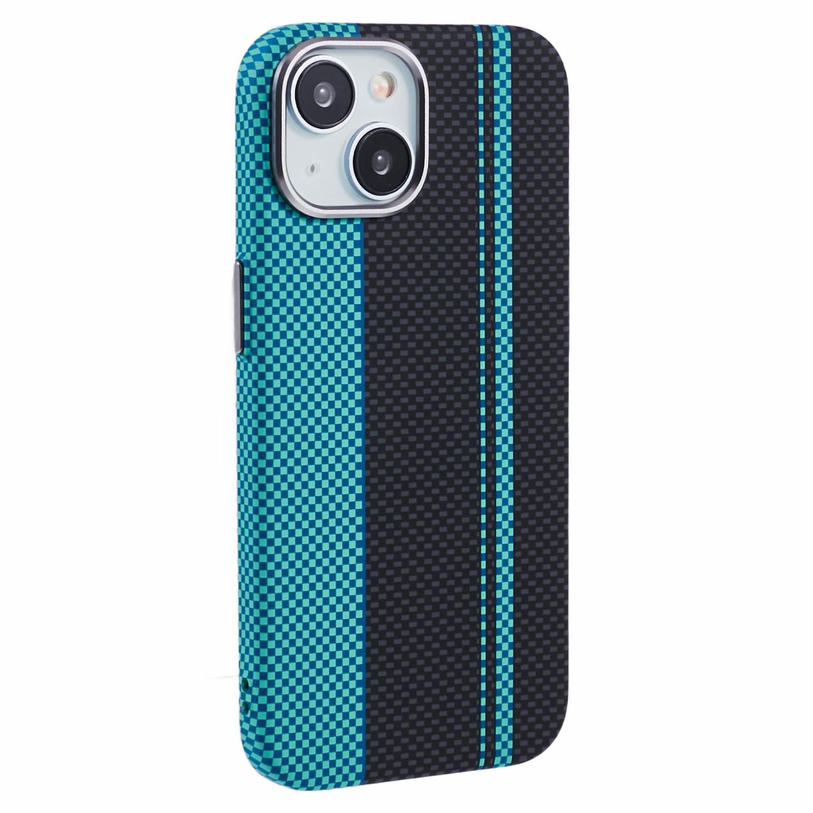 

Чохол для iPhone 15, сумісний із накладкою MagSafe Carbon Fiber Texture Water-Transfer PC Phone Cover I