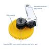Integrated Helical Gear Kit For Small Extruder for 3D Printer P1S X1C 3D Printers Coating Gear Kit