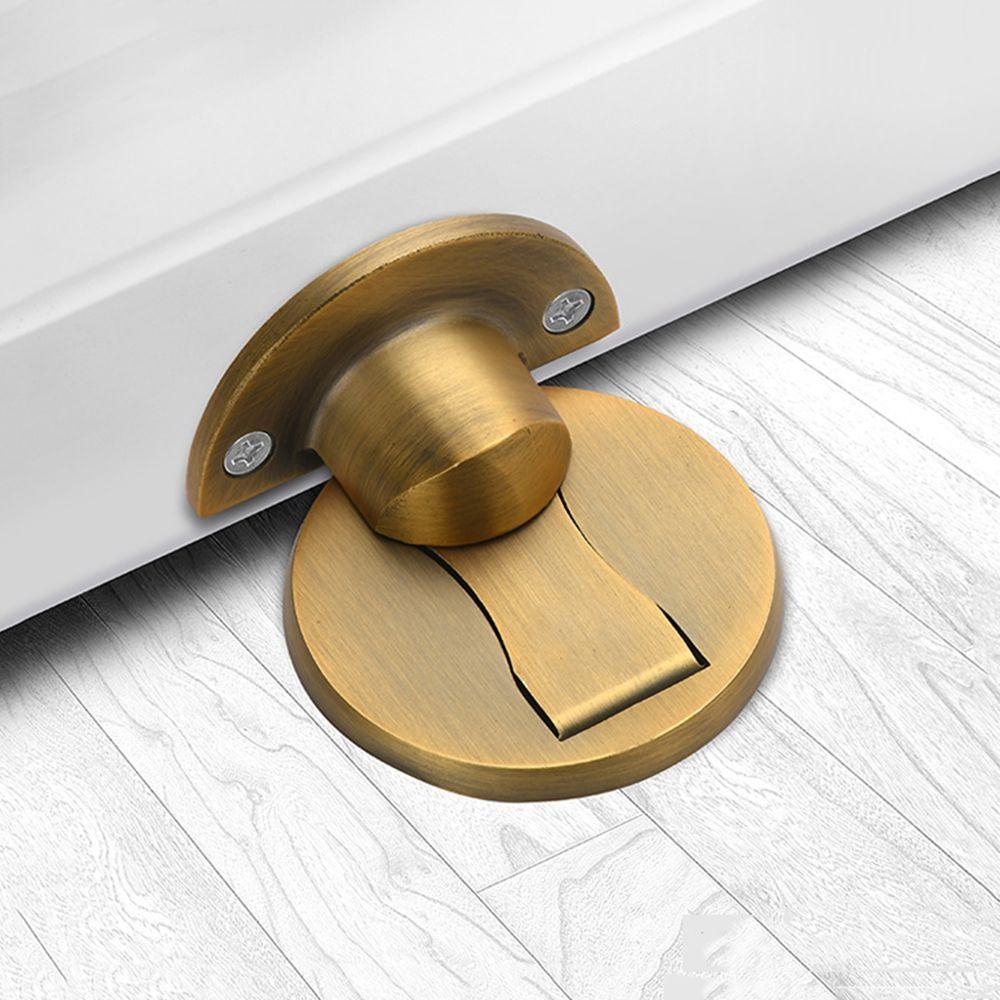 Furniture Door Mechanical Floor Mount Self-locking Hardware Door Holder Door Stopper Safety Catch