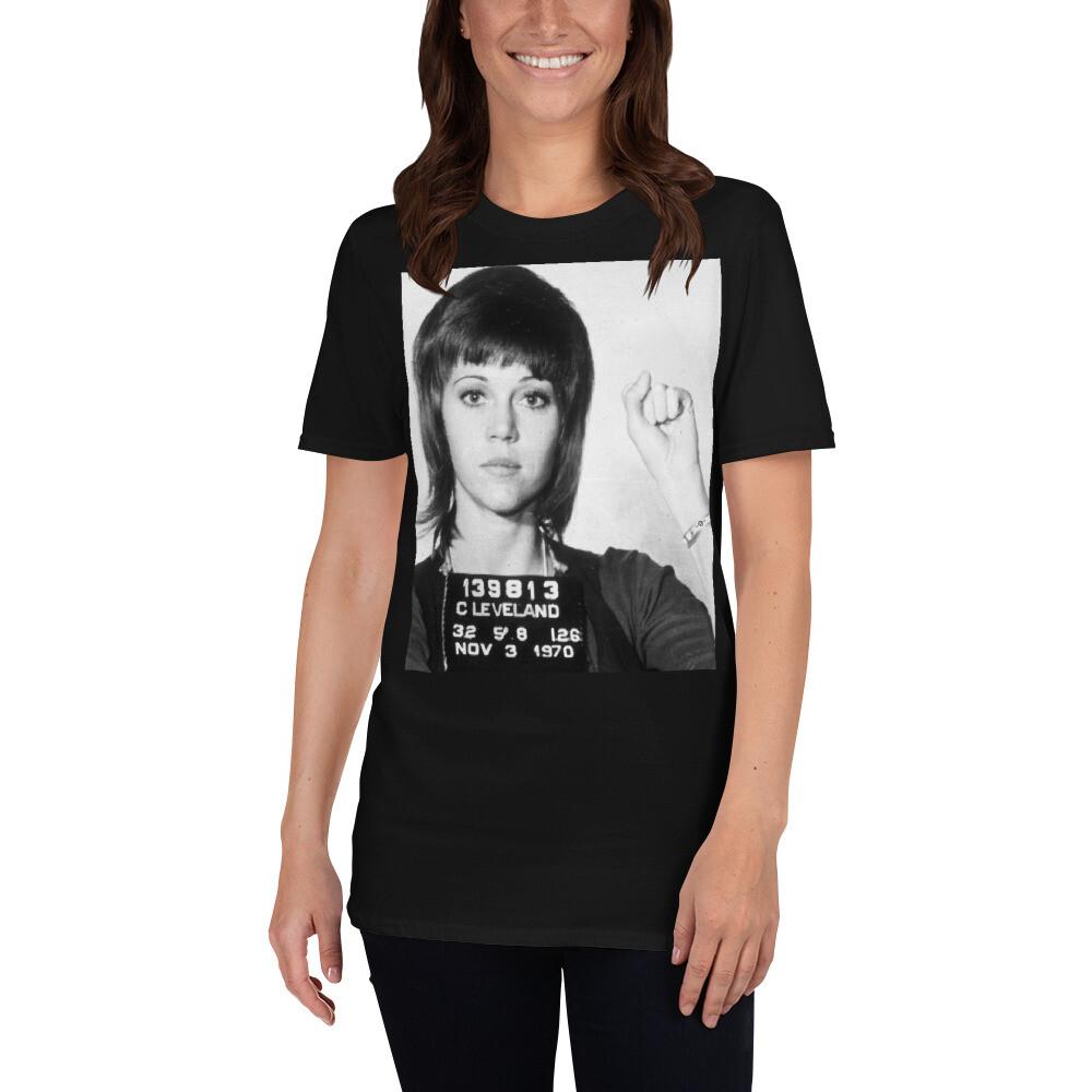 

Jane Fonda Mugshot Woman Women Female Unisex TShirt Unisex T-Shirt XL