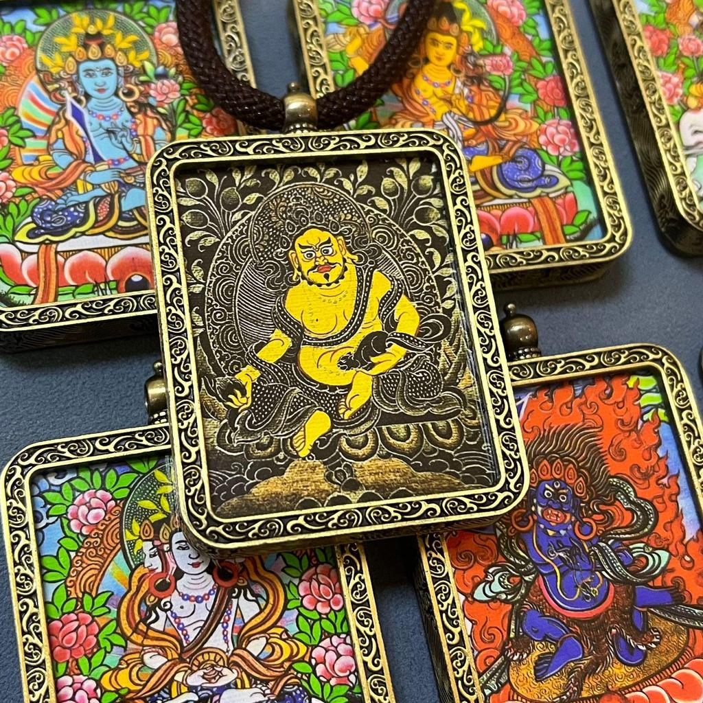 Twelve Zodiac Guardians Thangka Sweater Pendant - Buddhist Souvenirs