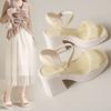Coarse-cuffed Sandals for Women - New Style, Thick Sole, Single Strap, Beach Shoes