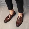 Fashion Tassel Carving Loafer Shoes Men Slip on Driving Moccasins Mens Comfortable Leather Shoes Men Wedding Shoes Fashion Casual Shoes