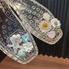 1Set Fashion Crystal Shoes Decorations Advanced Bead Flower Pearl Bow Sequin Shoe Charms Set DIY Detachable Shoes Accessories