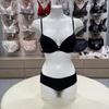 Black Everedge Freshbra Ham Panty Set 75a 85c