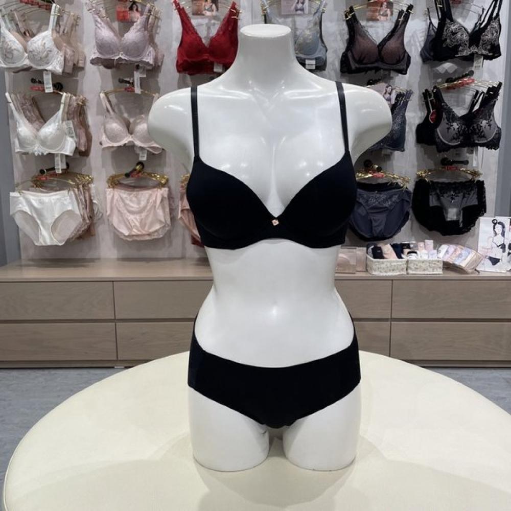 Triumph Черный набор трусиков-бралетт Everedge Freshbra 75a 85c 75A/90
