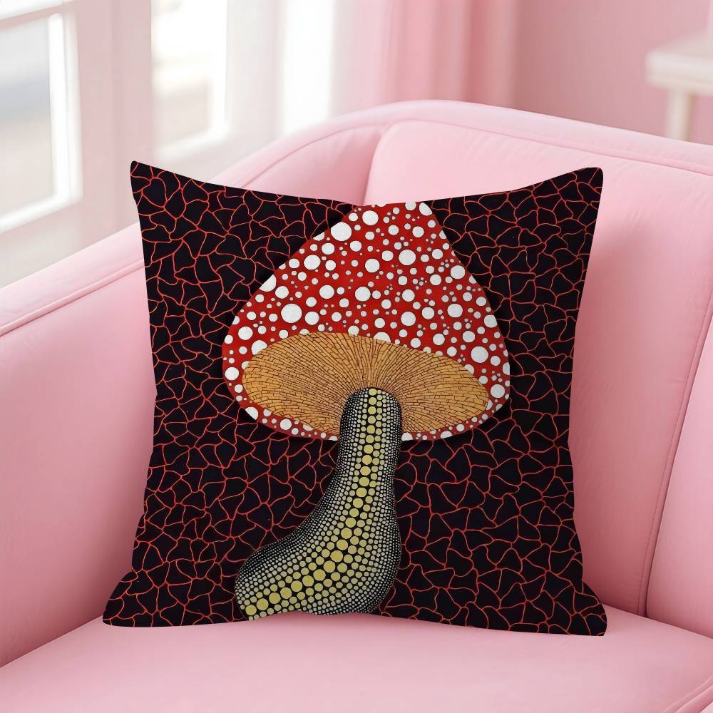 Japanese Yayoi Kusama Personalized Pillow Cover Kids Bedroom Wild Party Decor Pillowcase kid Birthday shower Gift