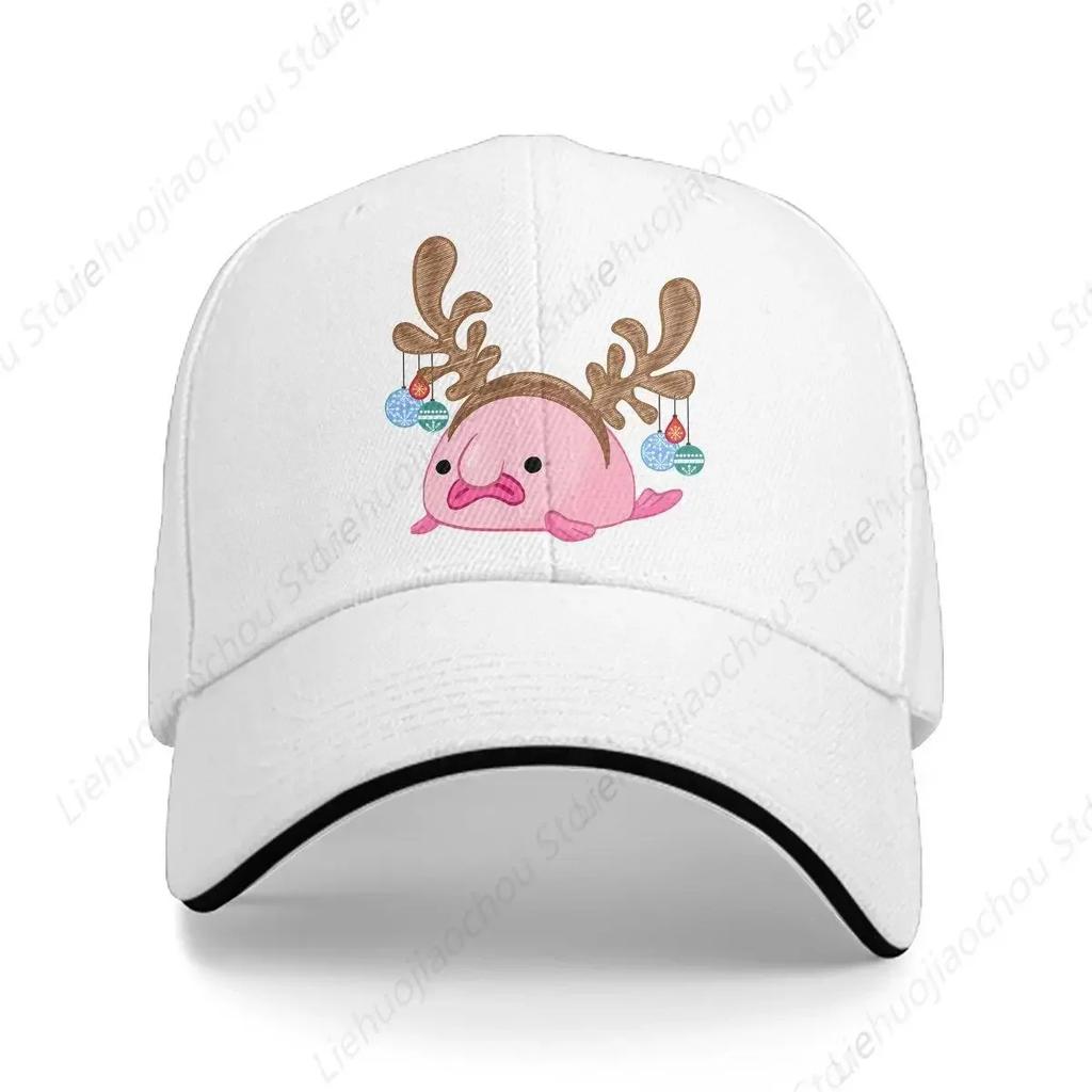 Reindeer Baseball Cap Unisex Hats Visor Protection Snapback Blobfish Ugly Fish Gifts Caps