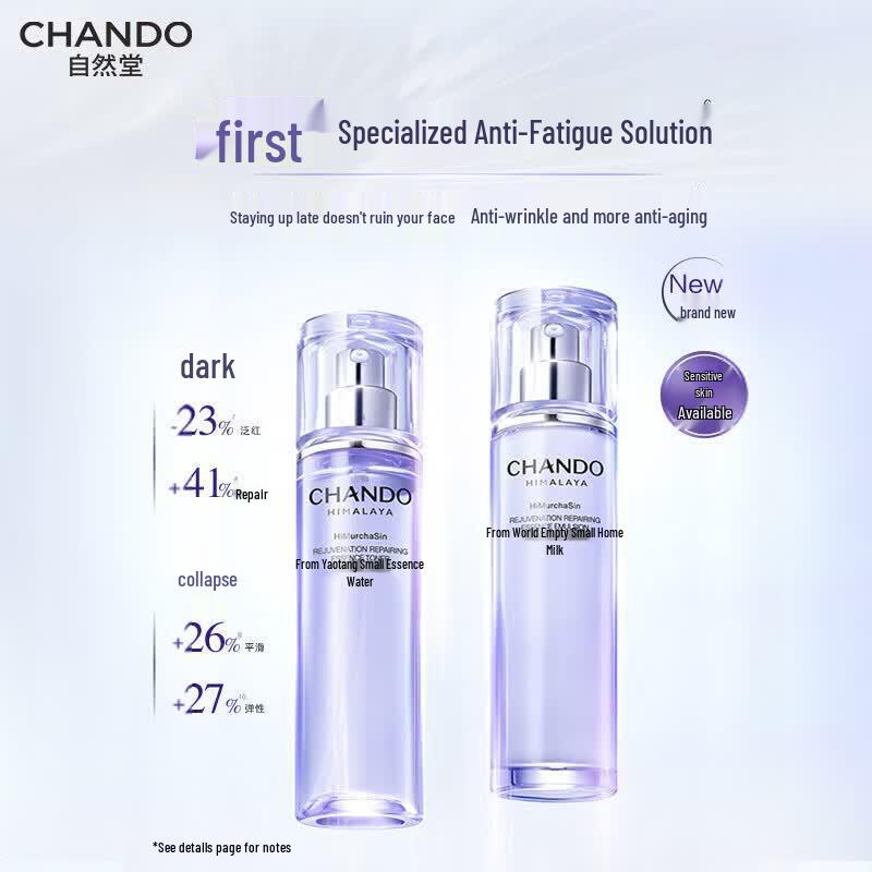 CHANDO Little Purple Bottle Skin Repair Toner & Lotion Set