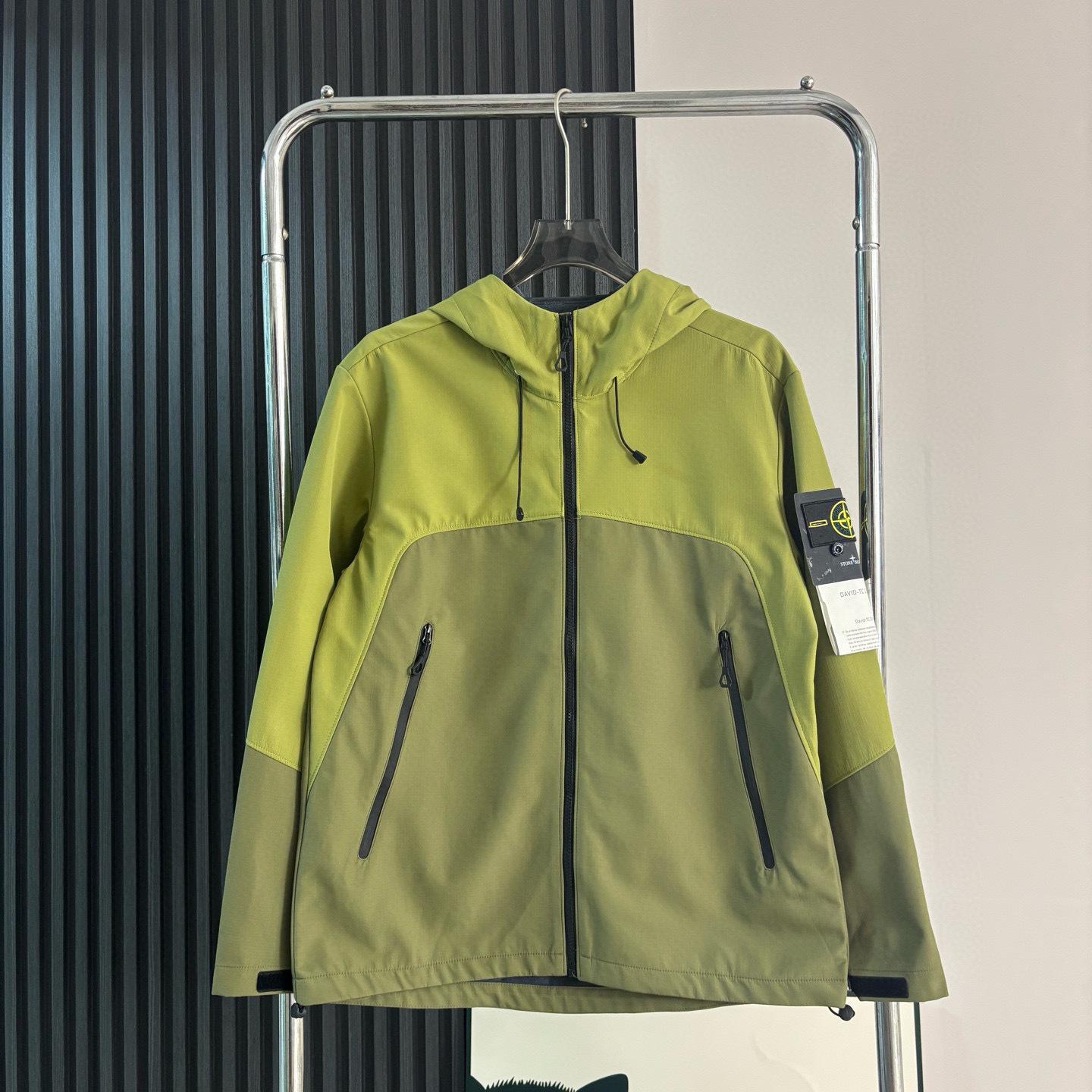 Многофункциональная мягкая куртка CrossStone Island для альпинизма с несколькими молниями - Ветрозащитная и водонепроницаемая 3XL