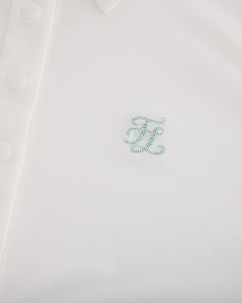 FAIRLIAR GOLF Loose Fit Logo Symbol T-Shirt (White)