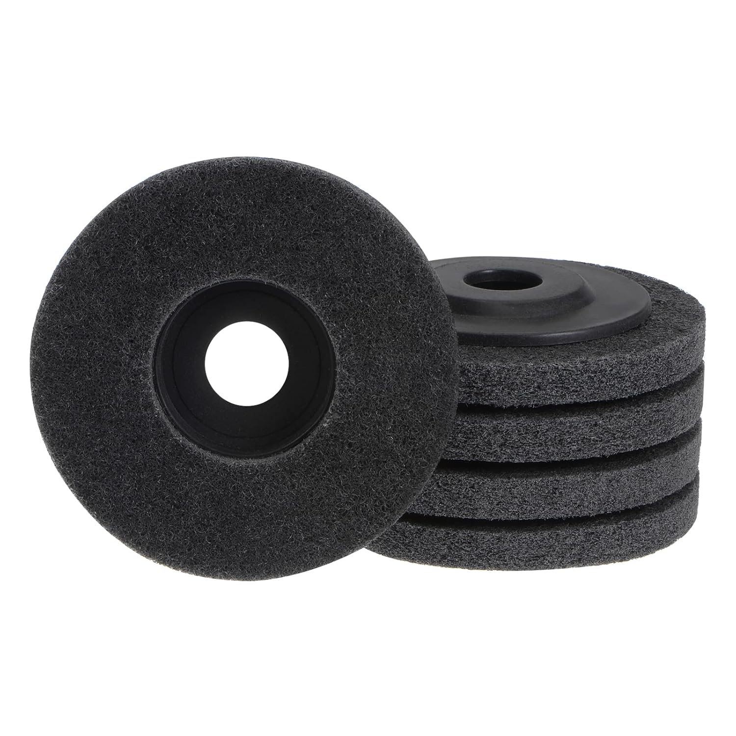 

HARFINGTON 5 шт. Полировальный круг из нейлонового волокна 4,5 x 7/8 Абразивные круги Шлифовальный полировальный диск Зернистость 320 7P Нетканый абразивный лепестковый диск Шлифовка