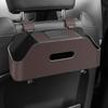 Car Backseat Organizer Storage Box 3 In 1 with Hook Auto Interior Decoration Drink Cup Tissue Phone Holder Travel  Accessories