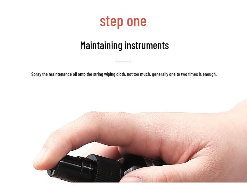 Prefox Instrument Care Set: Guitar Cleaner, Piano Maintenance Wax, String Oil.