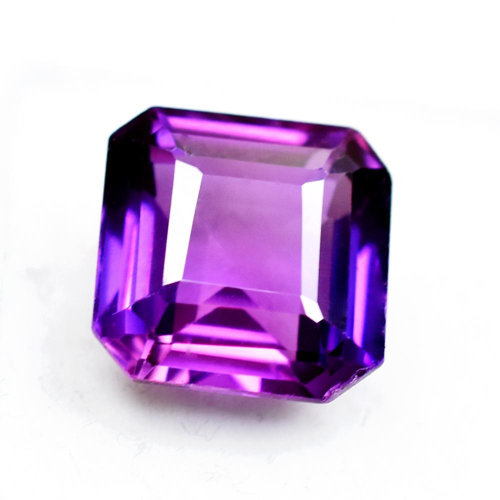 Natural Sapphire Loose Gemstone Quality 14.30 Ct Square Cut Jewelry Making September Birthstone Gift