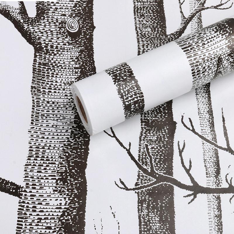 Self-Adhesive Wallpaper Brown Stone Brick Wallpaper Fireplace Kitchen Backsplash Peel and Stick Wallpaper Stick on Wallcovering