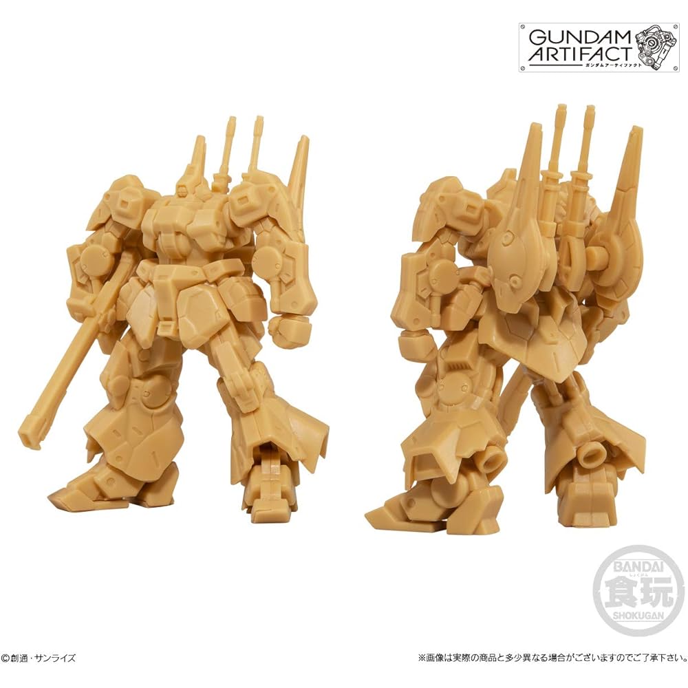 Bandai Gundam Artifact Box Set 10 Pieces Collectible Figures with Gum Gundam Series
