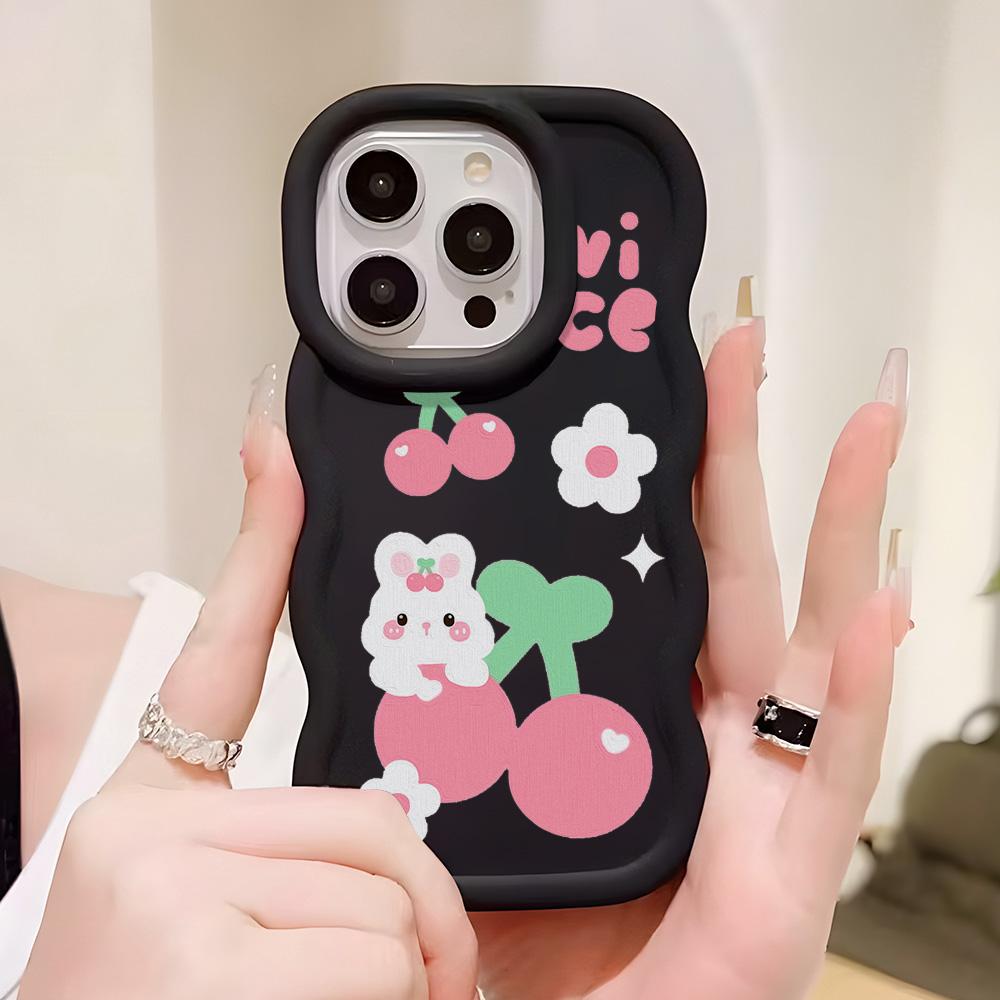 

Чехлы для мобильных телефонов iPhone 11 13 XR 15 Pro Max 12 14 Pro Max Чехол для iPhone 16 7 Plus 8 Plus XS Max 15 Plus Macaron Cartoon Cute Anti-Drop Водонепроницаемый iPhone 15 Plus чёрный