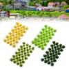 39PCS Wargaming Railway Wild Micro Landscape Artificial Grass Cluster Wargame Model Scenery Modeling Static Grass Tuft