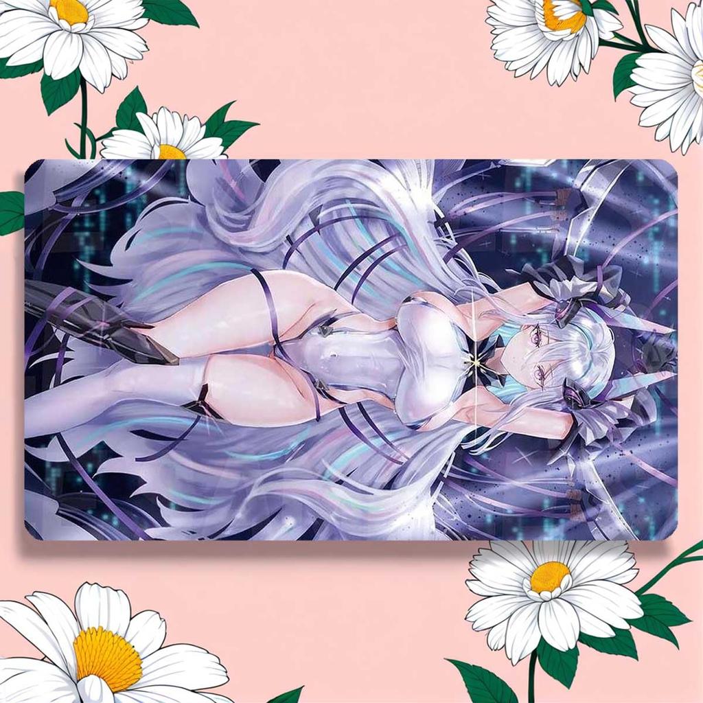 Senkou Dro Card Game Playmat Azur Lane Kiasaji Anime Goods TCG Moe No Frame (60cm 35cm 0.2cm)